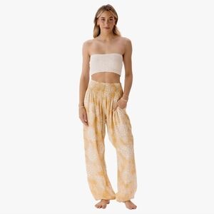 Lotus and Luna Women's Tan Joggers